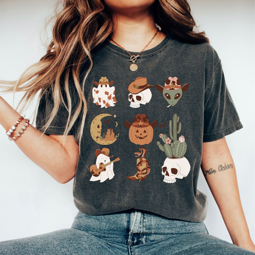 Western Halloween TEE || Comfort Colors *MADE TO ORDER