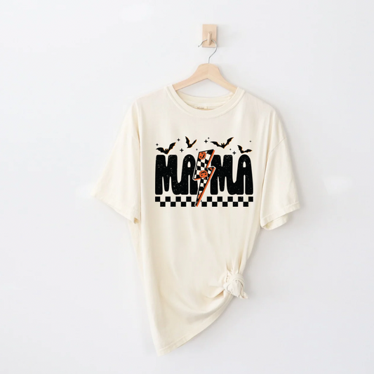 Mama Bolt/Bats TEE || Comfort Colors *MADE TO ORDE