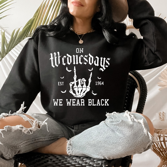 Wednesdays we wear Black CREW || *MADE TO ORDER