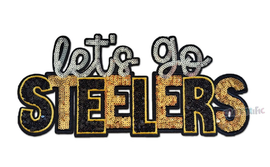 Steelers - sequin patch CREW (PLEASE READ) || * MADE TO ORDER CUSTOM