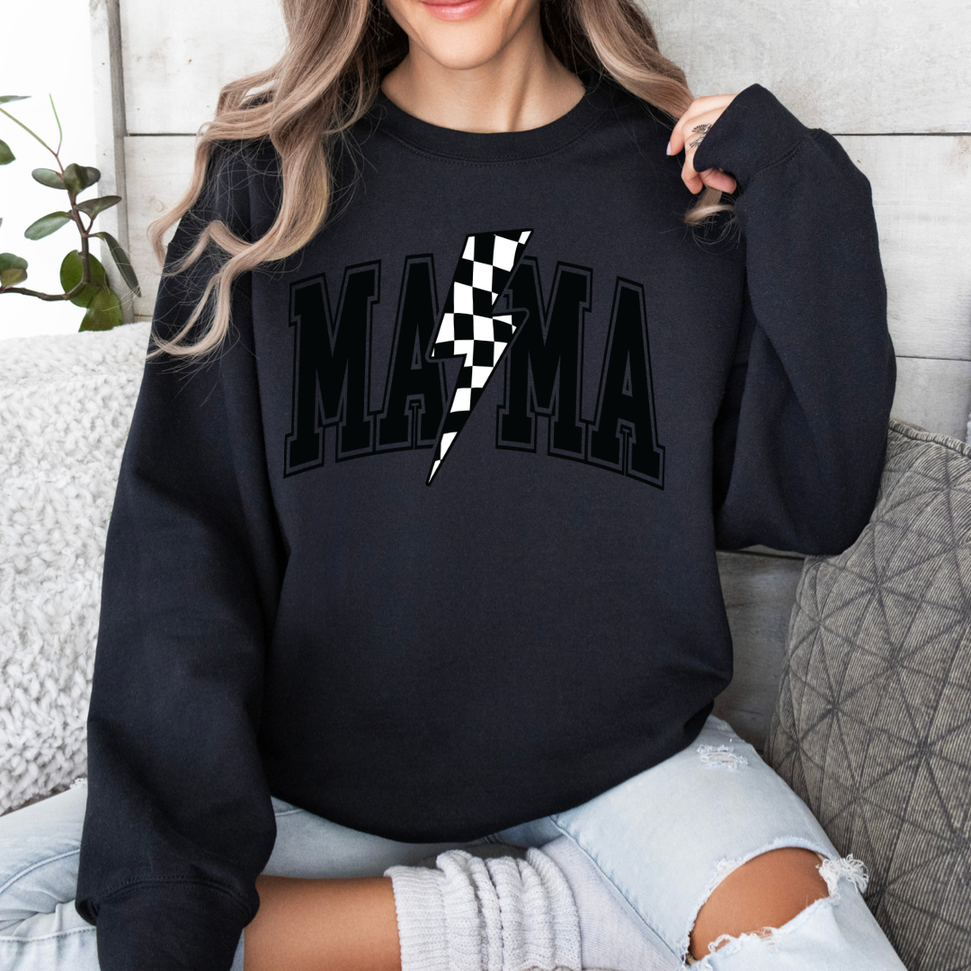 Mama Checker Bolt CREW || *MADE TO ORDER