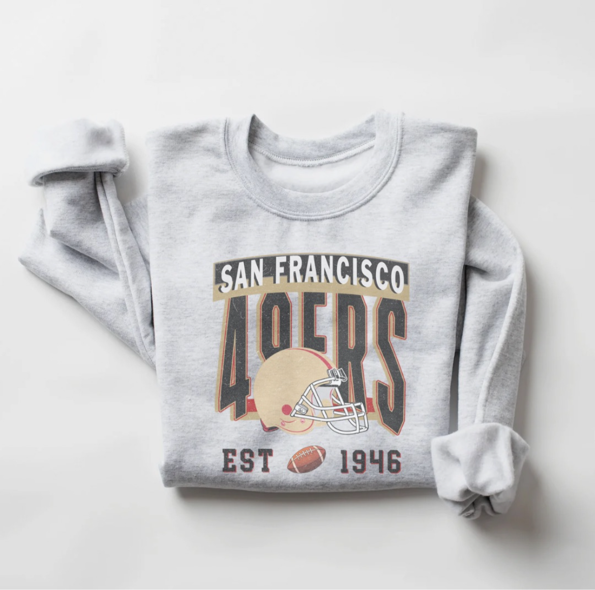 SF Vintage Ash Crew Sweater || * MADE TO ORDER