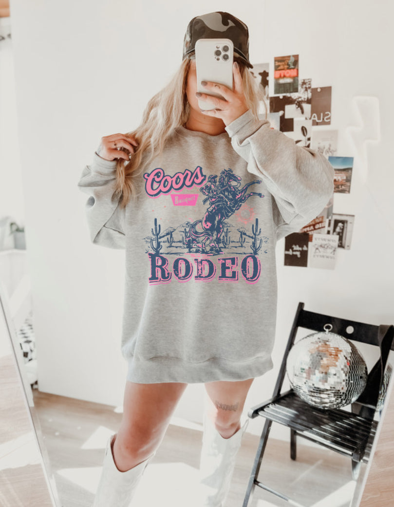 Pink Coors Ash Crewneck Sweater