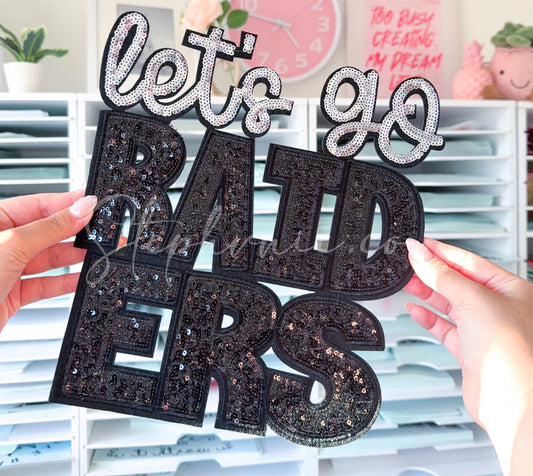 Let's Go R8 - sequin patch CREW (PLEASE READ) || * MADE TO ORDER CUSTOM