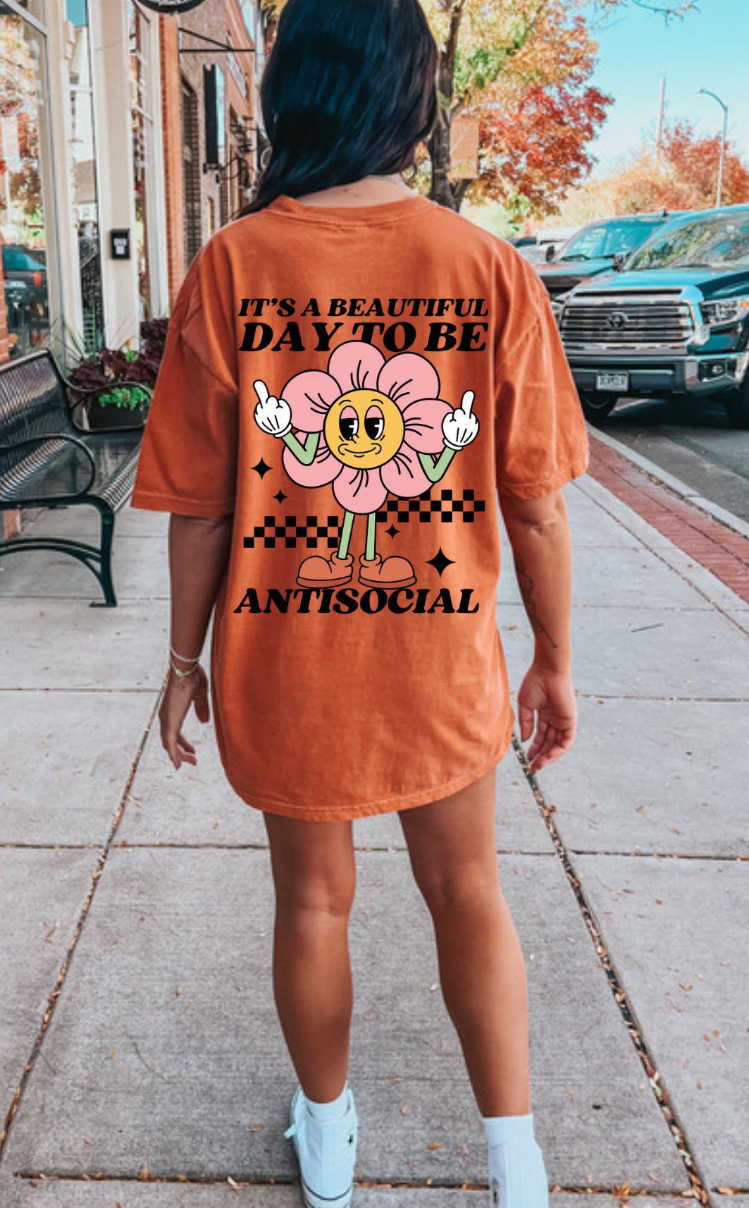 Antisocial Flower Yam Tee