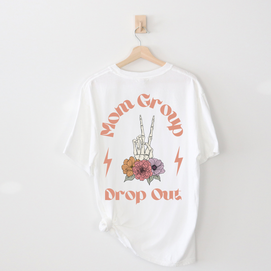 MGDO FlowerxSkull WHITE TEE || *MADE TO ORDER*