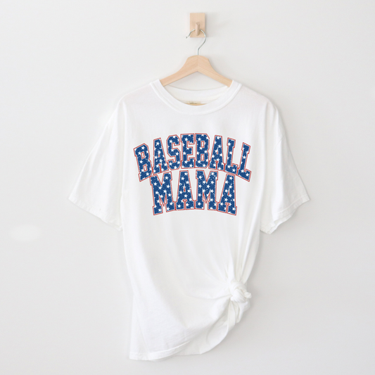 Baseball Mama Stars TEE || *MADE TO ORDER*