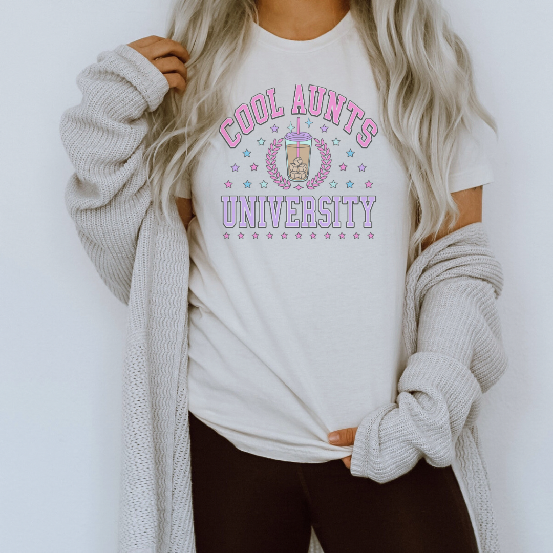 Cool Aunts University Tee