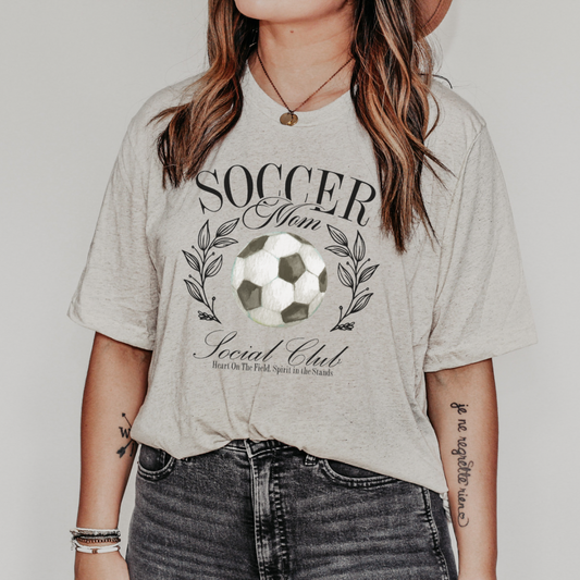 Soccer Mom Social Club TEE || *MADE TO ORDER*