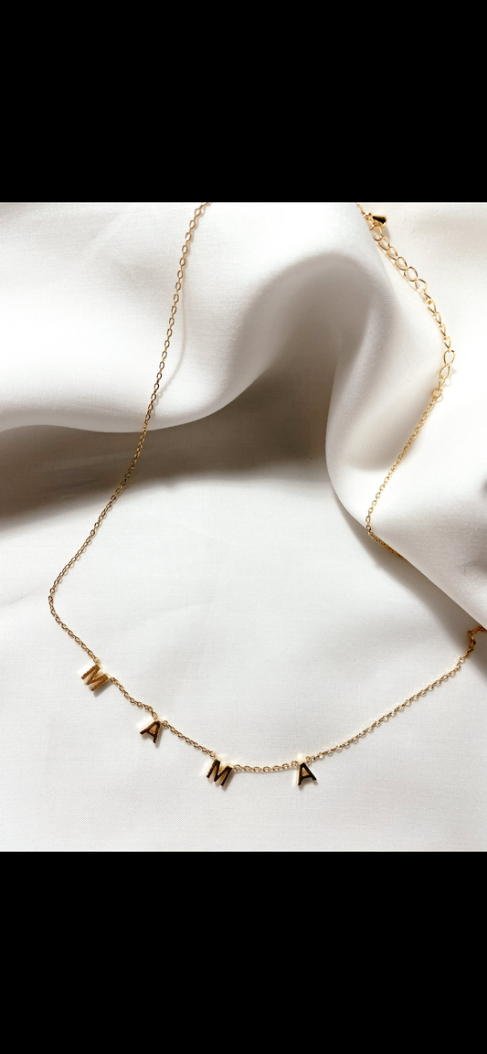 Mama Gold Chain Necklace *READY TO SHIP*