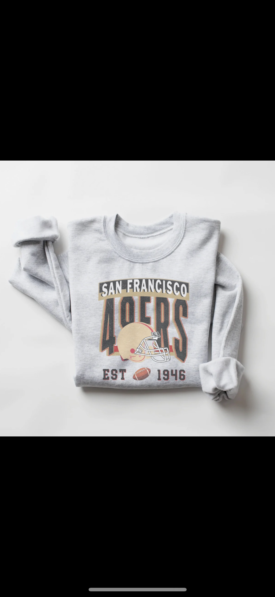 SF Vintage Ash Crew Sweater || * MADE TO ORDER